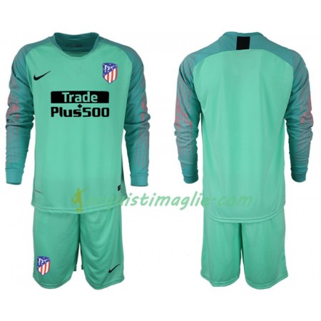 Divisa di Calcio Atlético Madrid Portiere Bambino Maglia 2018/2019 Manica Lunga